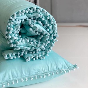 Наволочка сатиновая Bubble gum 70х70 СН-Текстиль цвет ментол