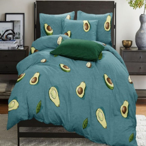 Постельное белье СонМаркет Avocado из бязи двуспальное