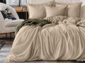 Однотонное постельное белье сатин Cleo 32/019-ssc евро / 